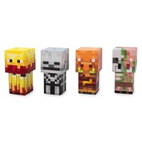 Minecraft Mini Mob Figure Mood Lights | Skeleton, Blaze, Piglin, Zombified Piglin