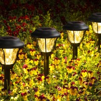 Gigalumi Solar Garden Lights, 6 Pack Solar Yard Lights, Bright Solar Lights Outdoor Waterproof, Led Solar Pathway Lights Auto On/Off, Landscape Path Lights Solar Powered For Yard, Walkway, Lawn