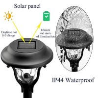 Gigalumi Solar Garden Lights, 6 Pack Solar Yard Lights, Bright Solar Lights Outdoor Waterproof, Led Solar Pathway Lights Auto On/Off, Landscape Path Lights Solar Powered For Yard, Walkway, Lawn