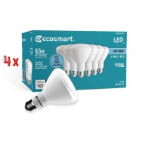 Ecosmart Daylight Led Br30 Dimmable Flood Bulb 65W Replacement 9 Watt 685 Lumens 5000K Indooroutdoor Rated 12Pack