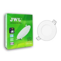 Jwj Round Led Panel 3W Recessed Base For Ceiling Light White