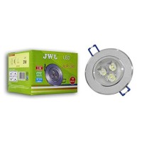 Jwj 3W Led Lamp For Ceiling Or False Ceiling Light Warm Light Satin Ring