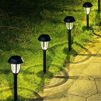 Gigalumi Solar Lights Outdoor Waterproof, 8 Pack Solar Lights For Outside, Solar Garden Lights For Patio, Yard, Walkway, Lawn. (Warm White)