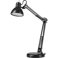 Easily extend and move the threepoint arm and adjustable shade on this architectstyle lamp to brighten specific locations on your desk Round 6 base takes up minimal space on your desk for convenient use on smaller worksurfaces 45watt LED bulb produces a s