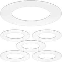 5 Pack Gloss White Goof Trim Ring For 4 Inch Recessed Can Lighting Down Light Outer Diameter 67 Inches Inner Diameter 42 I