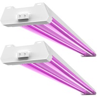 Sunco 4Ft Led Grow Light For Indoor Plants 40W Full Spectrum Hanging Suspended Fixture Linkable Plug In Greenhouse Year Rou