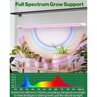 Sunco Lighting 4FT LED Grow Light, 40W, 2 Pack