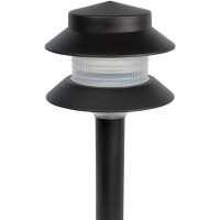 Paradise Gl22627 Low Voltage Plastic 4W Path Light Black 12 Pack