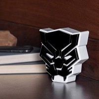 Marvel Black Panther Led Mood Light | Mood Lighting Black Panther Figure | Collectible Black Panther Marvel Mask Mood Light Lamp | White Led Mood Light | 6 Inches Tall