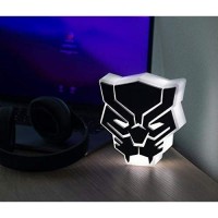 Marvel Black Panther Led Mood Light | Mood Lighting Black Panther Figure | Collectible Black Panther Marvel Mask Mood Light Lamp | White Led Mood Light | 6 Inches Tall