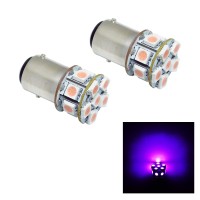 Pa Led 2Pcs 13Smd 1157 Bay15D Purple Auto Bulb 12V For Turn Signal Side Marker Stop Backup Tail Light 1016 1034 2057 2357 7528 1157A Bay15D 1157Ll 1157Na 2057A 2057Na 2357A 2357Ll 2357Na 2397 P21/5W