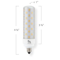 Emery Allen Ea-E11-9.5W-001-279F-D 9.5 Watt 120V Mini Led Fan Bulb Warm White 2700K 950L 1Pcs