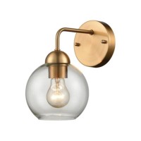 Astoria 1-Light Wall Sconce In Satin Gold