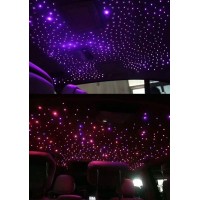 Akepo 16W Fiber Optic Lights Star Ceiling Light Kit App Control For Car Home Fibre Optical Cable Strands 150Pcs 075Mm 65Ft2