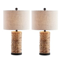 Jonathan Y Jyl6502A-Set2 Set Of 2 Table Lamps Elicia 25