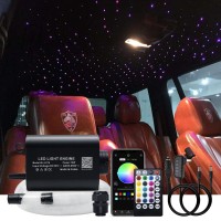 Akepo 16W Rgbw Fiber Optic Star Ceiling Lights Kit Bluetooth App Controlmusic Mode Car Home Use Fibre Optical Light Kit Fiber