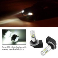 Duokon 2Pc Cob Led 50W 6000K Super White Car Fog Light Bulbs Bulb Size 881 862 886 889 894 896 898