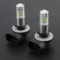 Duokon 2Pc Cob Led 50W 6000K Super White Car Fog Light Bulbs Bulb Size 881 862 886 889 894 896 898