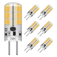 Taiyaloo Gy635 Led Bulb 4W Equivalent To 25W 30W Halogen Bulbs T4 Jc Type G635Gy635 Base Acdc 12V Warm White 2700K3000K