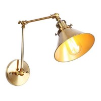 Atc Wall Sconce Lighting 2 Arm Adjutment Industrial Retro Loft Style Vintage Wall Lamp Luminaire Fixture (Bulbs Not Included) For Home Cafe Bar D�Cor