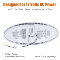 Facon 12V Double Dome Rv Pancake Light With Onoff Switch Rv Interior Sensor Puck Light With Motion Sensor 12Volts Rv Interior