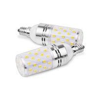 Sagel E12 Led Corn Bulbs 12W, 100W Incandescent Bulbs Equivalent, 3000K Warm White Candelabra E12 Ses Bulbs, Non-Dimmable, 1200Lm, Small Edison Screw Corn Light Bulbs, 4-Pack