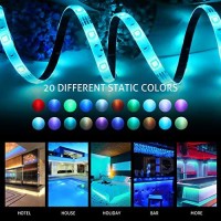 Led Strip Lights, Room Light, Mingopro 32.8Ft/10M 300 Leds Smd5050 Rgb Strip Lights, Ip65 Waterproof Flexible Strip Lighting For Home Kitchen,Tv, Desk Table, Dining Room, Bed Room