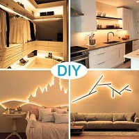 Olafus 328Ft Led Strip Lights Warm White, Dimmable Soft White Light Strip 3000K With Adhesive Clips, 12V 10M Flexible Led Lights For Bedroom Indoor Kitchen, Ul Listed Plug, 600 Leds 2835