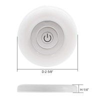 Facon 12Volts 3 Dimmable Rv Puck Light Led Ceiling Dome Light With Touch Dimmer Switch Led Closet Light Under Cabinet Light