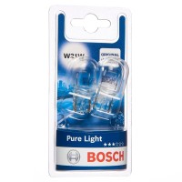 Bosch Car Light Bulbs Pure Light W21W 12V 21W W3X16D (Bulb X2)