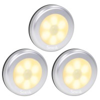 Searik Motion Sensor Lights, Battery Operated Led Night Light Safety Lamp Step Lights Under Cabinet Lights For Stair, Bathroom, Closet, Hallway, Path