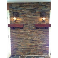 Muskoka Lifestyle Products Rustic Wall Light Fixture Set, Rustic Farmhouse Wall Sconces, Wall Lights For Bedroom, Kitchen, Living Room Sconces Wall Lighting