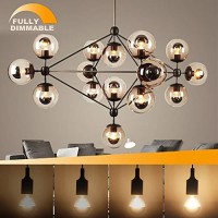 Karlunkoy Half Chrome Light Bulb Dimmable 6W (60W Equivalent) A19 A Shape Decorative Led Edison Bulb Silver Mirror Reflected Light 2700K Warm White E26 Base Pack Of 2