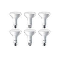 Philips Led Flicker-Free Br30 Flood Light Bulb, Non-Dimmable, Eyecomfort Technology, 650 Lumen, Soft White Light (2700K), 9W=65W, E26 Medium Screw Base, 6 Pack