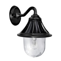 Orion Solar Wall Light - Black