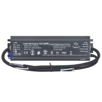 12Vdc 100W Ullisted 010Vtriac Dimmable Waterproof Ip67 Thinner Power Supply 110V To 12V Low Voltage Transformer For Ip68 Led