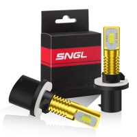 Sngl 880 Led Fog Light Bulb 6000K Xenon White Extremely Bright High Power 885 899 893 880 Led Bulbs For Drl Or Fog Light Bulb Replacement