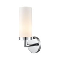 Bath Essentials 1-Light Bath Fixture In Chrome