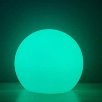 Borelor Led Ball Light, 6-Inch Rechargeable & Remote Control Globe Lights 16 Rgb Colors Changing Indoor/Outdoor Night Light For Home/Party/Lawn/Desk Decoration