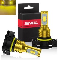 Sngl 880 Led Fog Light Bulb Yellow 3000K Extremely Bright High Power 880 899 893 885 Led Bulbs For Drl Or Fog Light Bulb Replacement