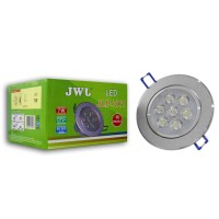 Jwj Led Lamp 7W Dirigible For Ceiling Or False Ceiling Light Warm Light Satin Ring