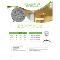 Jwj Led Lamp 7W Dirigible For Ceiling Or False Ceiling Light Warm Light Satin Ring