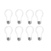 Ge Refresh 60-Watt Eq A19 Daylight Dimmable Led Light Bulb (8-Pack)