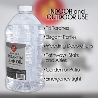 Ner Mitzvah Paraffin Lamp Oil Clear Smokeless Odorless Clean Burning Fuel For Indoor And Outdoor Use 2 Liter 676 Oz