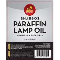 Ner Mitzvah Paraffin Lamp Oil Clear Smokeless Odorless Clean Burning Fuel For Indoor And Outdoor Use 2 Liter 676 Oz