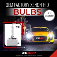 ICBEAMER 12000K D1R D1C D1S Xenon HID Direct Replace OEM FACTORY Headlight Low Beam light bulbs Color Purple