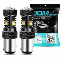 Jdm Astar Extremely Bright 3030 Chipsets White/Yellow 1157 2057 2357 1157A 2057A 2357A Switchback Led Bulbs With Projector For Turn Signal Lights