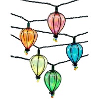 11Ft Multicolor String Lights With 10 Bulbs Colored Backyard Patio Lights String Lights Hanging Indooroutdoor Ul Listed String