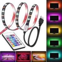 Star Lighting Led Strip Lights 6.56Ft For 40-60In Tv Usb Backlight Kit With Remote, 16 Color 5050 Bias Hdtv (24Key Remote)