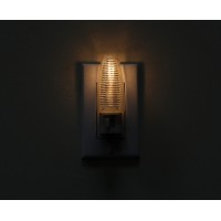 Kingman Night Light Wall Plug In With On/Off Switch Warm White Ul Listed, 120V 4W (4 Pack)